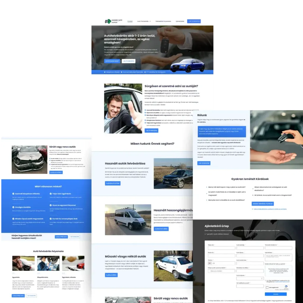autovasarlakkeszpenzre weboldal minta